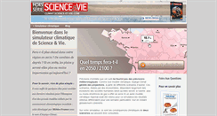 Desktop Screenshot of climat.science-et-vie.com